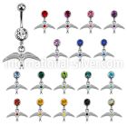 mcd463 belly rings surgical steel 316l belly button