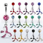 mcd588 belly rings surgical steel 316l belly button