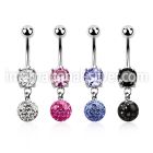 mcd625 belly rings surgical steel 316l belly button