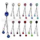 mcd628 belly rings surgical steel 316l belly button