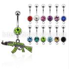 mcd631 belly rings surgical steel 316l belly button