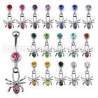 mcd673 belly rings surgical steel 316l belly button