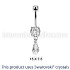 mcd713 belly rings surgical steel 316l belly button