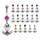 mcda2 belly rings surgical steel 316l belly button