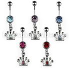 mcdcr2 belly rings surgical steel 316l belly button