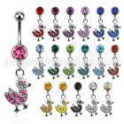 mcddk2 belly rings surgical steel 316l belly button