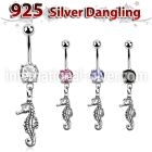mcdvd13 belly rings surgical steel 316l belly button