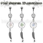 mcdvd1 belly rings surgical steel 316l belly button