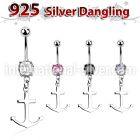 mcdvd22 belly rings surgical steel 316l belly button