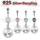 mcdvd23 belly rings surgical steel 316l belly button