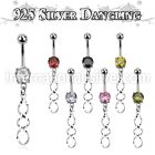 mcdvd31 belly rings surgical steel 316l belly button