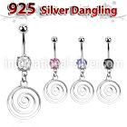 mcdvd32 belly rings surgical steel 316l belly button