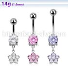 mcdz324 belly rings surgical steel 316l belly button