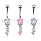 mcdz337 belly rings surgical steel 316l belly button