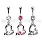mcdz362 belly rings surgical steel 316l belly button