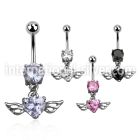 mcdz586 belly rings surgical steel 316l belly button