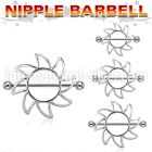 mcnp103 straight barbells surgical steel 316l nipple