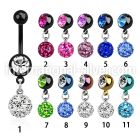 mdkfr8 belly rings anodized surgical steel 316l belly button