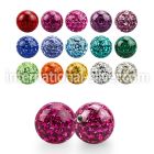 mfr10 loose body jewelry parts surgical steel 316l belly button