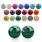 mfr8 loose body jewelry parts surgical steel 316l belly button