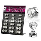 mgmpr16 cheaters  illusion plugs and tapers surgical steel 316l ear lobe