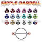 mjnpe5 straight barbells surgical steel 316l nipple