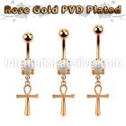 mro769 anodized surgical steel belly bananas belly piercing