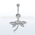 msd566 belly banana, w dangling dragonfly design