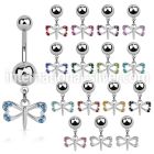 msd761 surgical steel belly bananas belly piercing