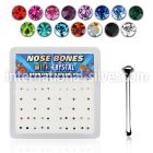 nb6mx nose bone silver 925 