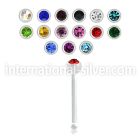 nba3 nose bone acrylic body jewelry nose