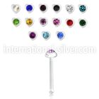 nbac5 nose bone acrylic body jewelry nose