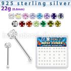 nbczbxc nose bone silver 925 nose