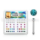 nbsbxm surgical steel nose bones nose piercing