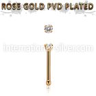 nbttzr2 anodized surgical steel nose bones nose  piercing