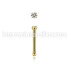 nbtzr15 anodized surgical steel nose bones nose  piercing