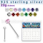 nbzbxc nose bone silver 925 nose