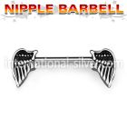 npsh16 straight barbells surgical steel 316l nipple