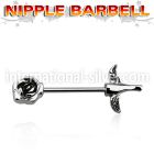 npsh2 straight barbells surgical steel 316l nipple