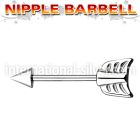 npsh8 straight barbells surgical steel 316l nipple