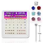 npyms bend it to fit nose studs silver 925 nose