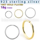 nr31 seamless segment rings silver 925 nose