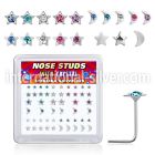nsbxm8m 925 silver nose screws and nose studs nose piercing