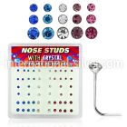 nsbxmm l shape nose studs silver 925 nose