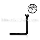 nsck l shape nose studs anodized surgical steel 316l nose