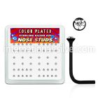 nsrb6xc l shape nose studs silver 925 nose