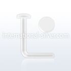 nsrtd l shape nose studs bioflex ptfe nose