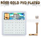 nwttz1xc anodized surgical steel nose screws and nose studs nose  piercing