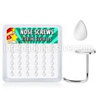 nwvdr36 sterling silver screws teardrop shaped tops