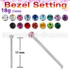 nycb2518 bend it to fit nose studs surgical steel 316l nose